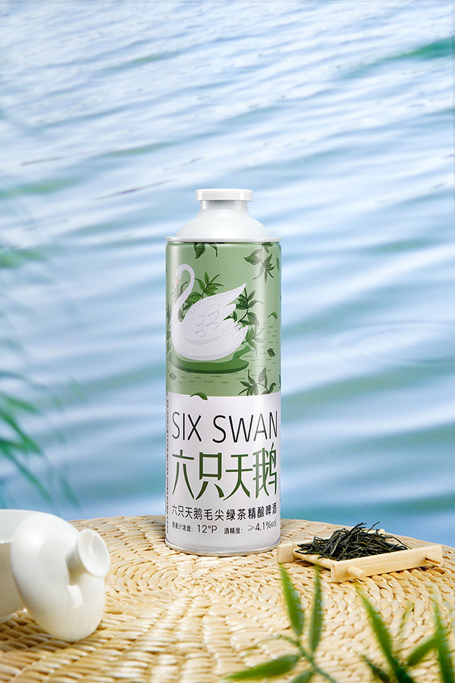六只天鹅毛尖绿茶精酿啤酒【12° 1L】