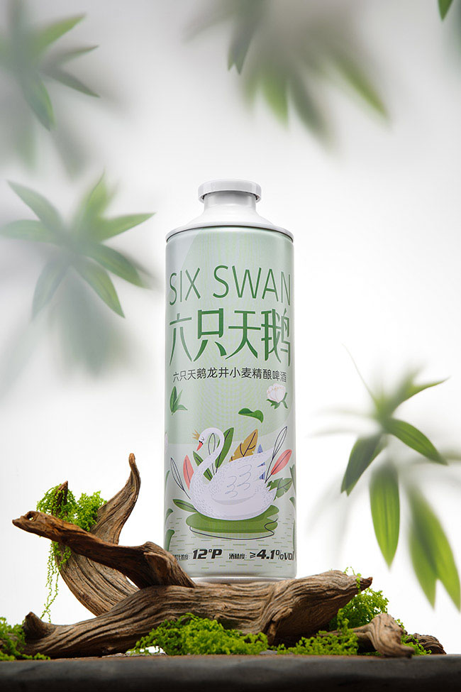 六只天鹅龙井小麦精酿啤酒【12° 1L】